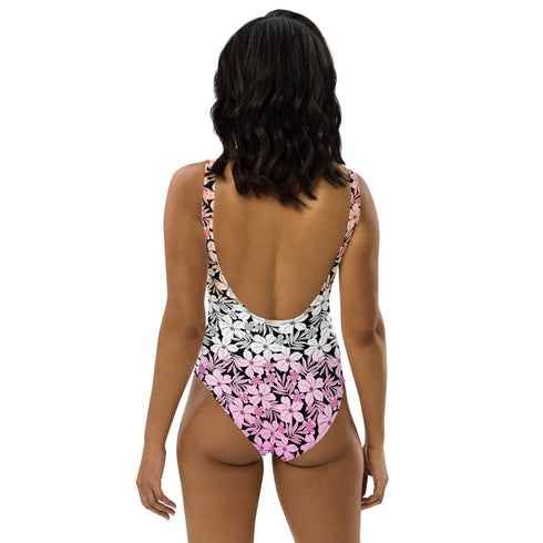Lesbian Pride Aloha One-Piece Swimsuit